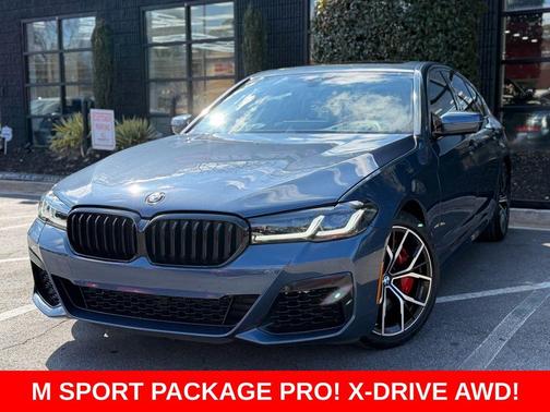 Arctic Race Blue Metallic 2023 BMW 540 i xDrive