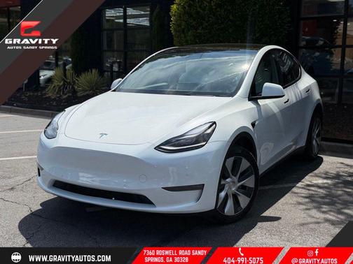 Pearl White Multi-Coat 2021 Tesla Model Y Long Range Dual Motor All-Wheel Drive
