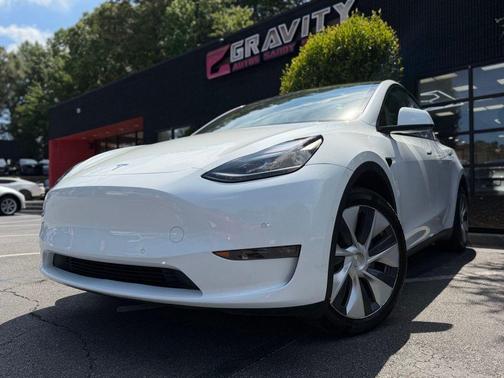 Pearl White Multi-Coat 2021 Tesla Model Y Long Range Dual Motor All-Wheel Drive