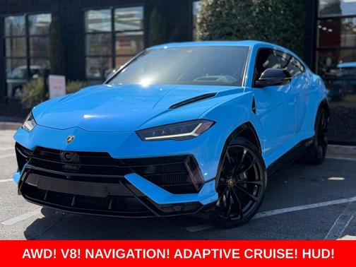 Blue 2024 Lamborghini Urus S