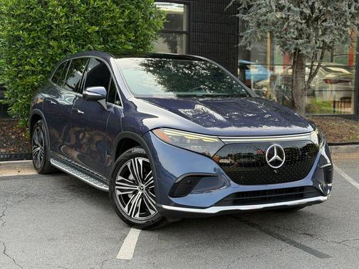 Twilight Blue Metallic 2023 Mercedes-Benz EQS 450 4MATIC