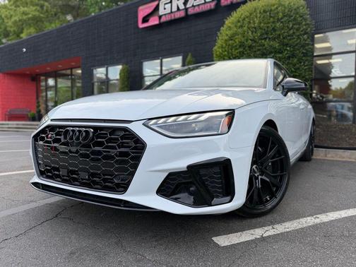 Glacier White Metallic 2024 Audi S4 Premium Plus TFSI quattro Tiptronic