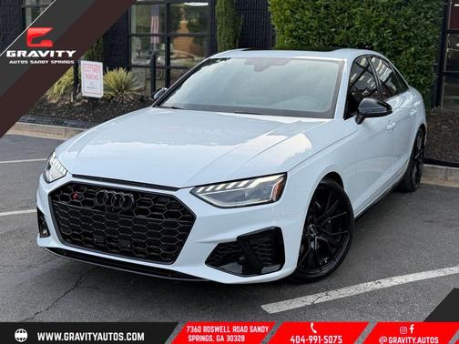Glacier White Metallic 2024 Audi S4 Premium Plus TFSI quattro Tiptronic