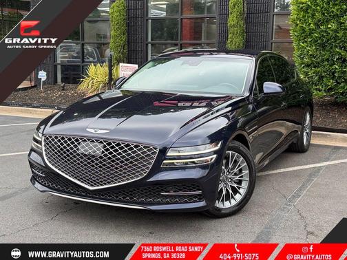 Capri Blue 2023 Genesis G80 2.5T AWD