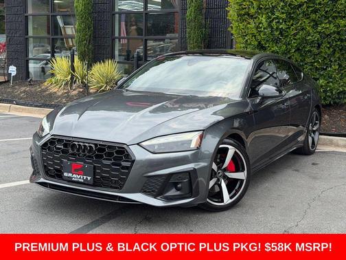 Daytona Gray Pearl Effect 2023 Audi A5 Sportback 45 S Line Premium Plus