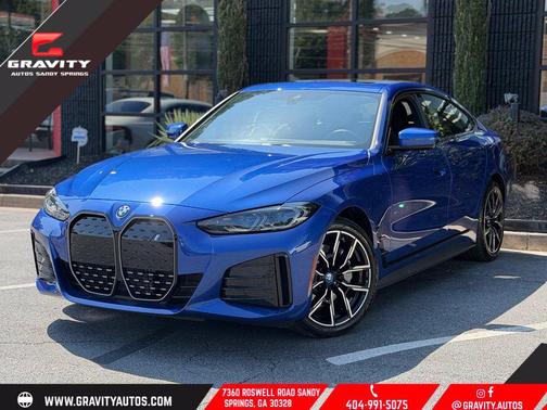 Portimao Blue Metallic 2023 BMW i4 Gran Coupe eDrive40