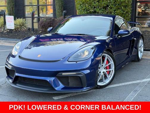 Blue 2023 Porsche 718 Cayman GT4