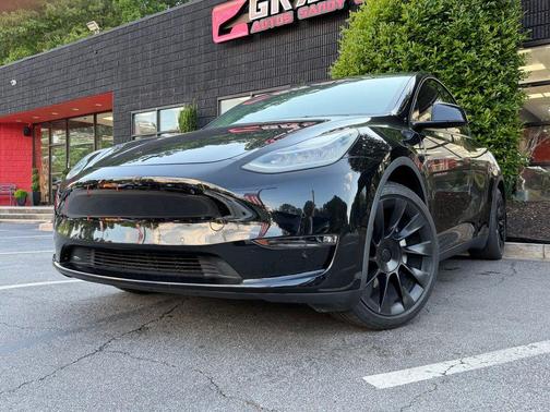 Solid Black 2021 Tesla Model Y Long Range Dual Motor All-Wheel Drive