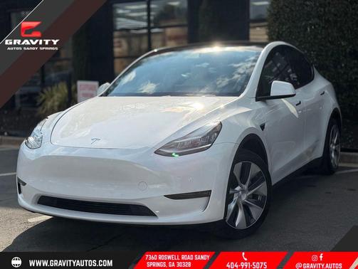 White 2022 Tesla Model Y Long Range