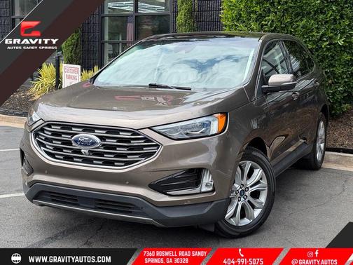 STONE GRAY METALLIC 2019 Ford Edge Titanium