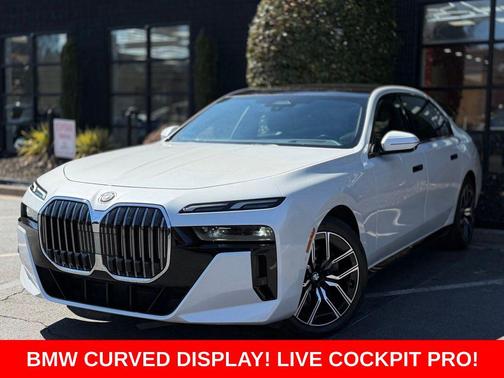 White Metallic 2024 BMW 740 740i