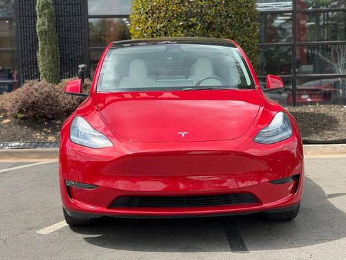 Red Multi-Coat 2021 Tesla Model Y Long Range