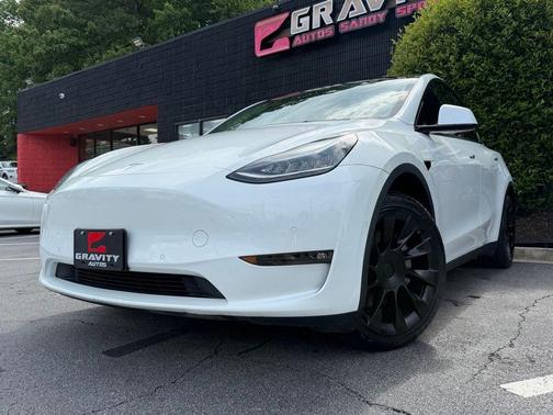 Pearl White Multi-Coat 2021 Tesla Model Y Long Range Dual Motor All-Wheel Drive