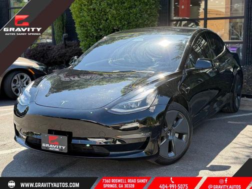 Solid Black 2023 Tesla Model 3 Standard Range