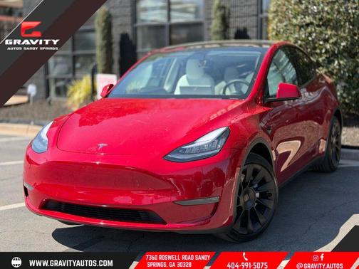 Red Multi-Coat 2020 Tesla Model Y Long Range Dual Motor All-Wheel Drive