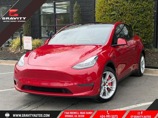 Red Multi-Coat 2020 Tesla Model Y Long Range