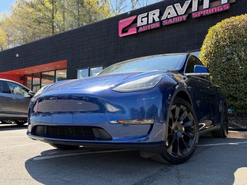 Deep Blue Metallic 2020 Tesla Model Y Long Range Dual Motor All-Wheel Drive