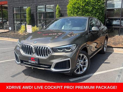 Manhattan Green Metallic 2023 BMW X6 xDrive40i