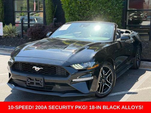 SHADOW BLACK 2023 Ford Mustang EcoBoost Premium
