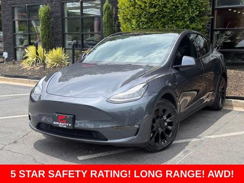 Midnight Silver Metallic 2021 Tesla Model Y Long Range Dual Motor All-Wheel Drive