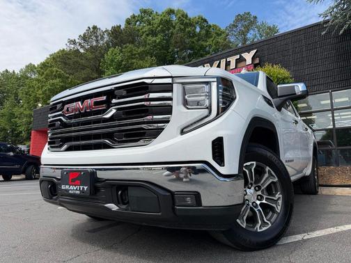 Summit White 2025 GMC Sierra 1500 SLT