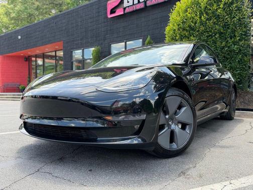 Solid Black 2023 Tesla Model 3 Standard Range