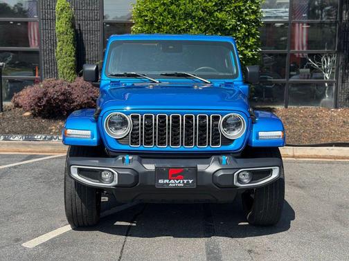 Hydro Blue Pearlcoat 2024 Jeep Wrangler 4xe Sahara