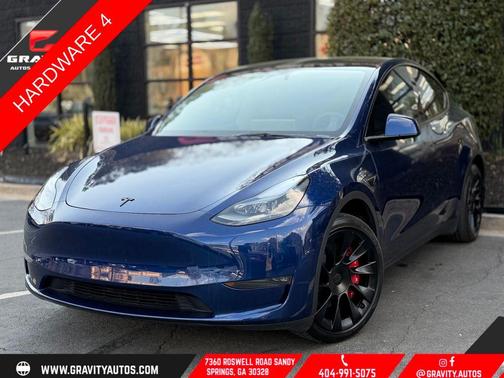 Deep Blue Metallic 2023 Tesla Model Y Long Range Dual Motor All-Wheel Drive