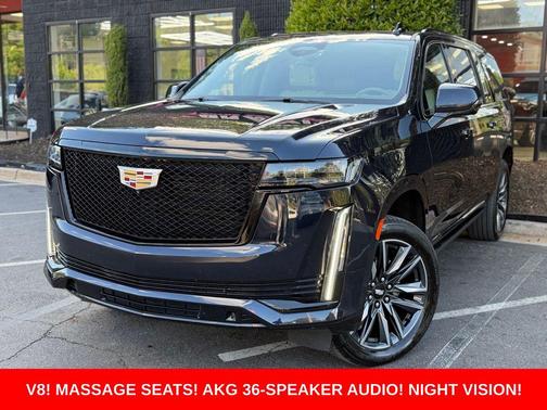 Dark Moon Blue Metallic 2021 Cadillac Escalade ESV Sport Platinum
