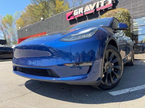 Deep Blue Metallic 2021 Tesla Model Y Long Range Dual Motor All-Wheel Drive