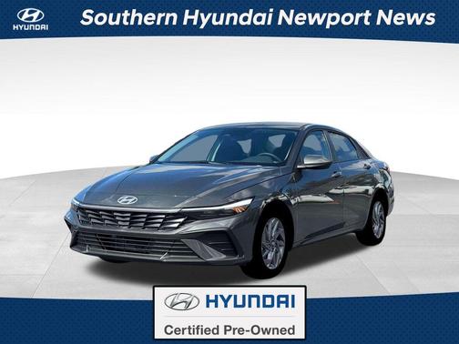 Amazon Gray 2026 Hyundai ELANTRA HEV Blue