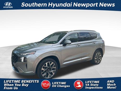 Shimmering Silver 2023 Hyundai SANTA FE Calligraphy