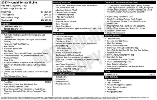 2023 Hyundai SONATA N Line