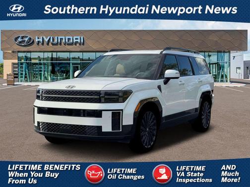 Serenity White 2026 Hyundai SANTA FE Calligraphy