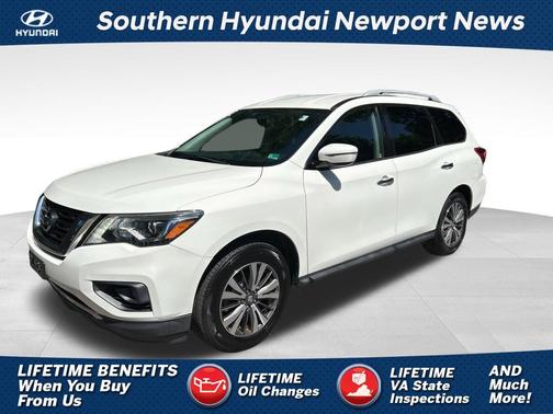 Glacier White 2017 Nissan Pathfinder SV