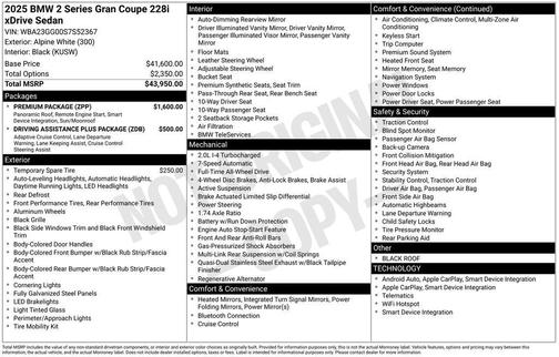 2025 BMW 228 Gran Coupe xDrive