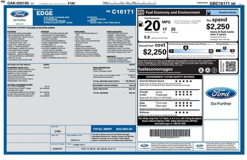 2016 Ford Edge Titanium