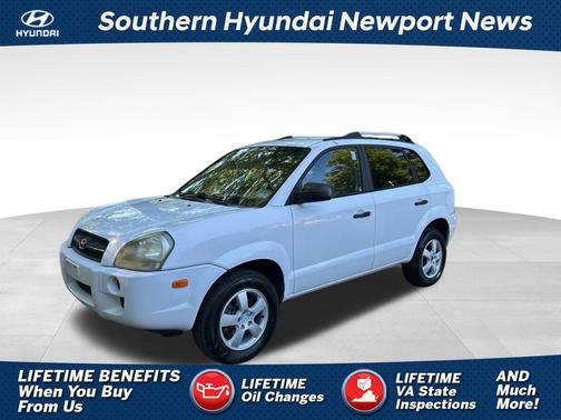 White 2007 Hyundai TUCSON GLS