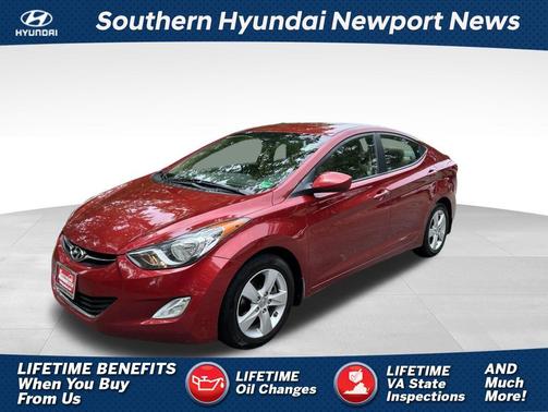Red Allure 2012 Hyundai ELANTRA GLS
