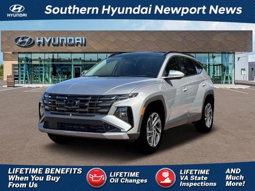 Shimmering Silver 2026 Hyundai TUCSON Hybrid Limited
