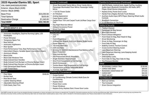 2025 Hyundai ELANTRA Sport