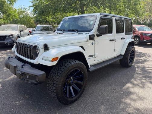 Bright White Clearcoat 2024 Jeep Wrangler 4xe Sport