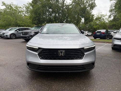 Solar Silver Metallic 2026 Honda Accord Hybrid Sport