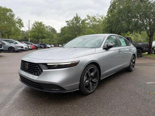 Solar Silver Metallic 2026 Honda Accord Hybrid Sport