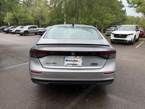 Solar Silver Metallic 2026 Honda Accord Hybrid Sport