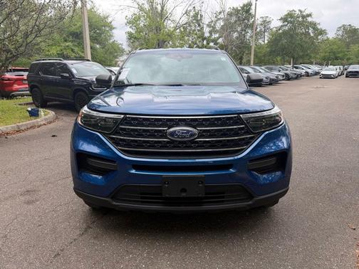 Blue Metallic 2021 Ford Explorer XLT