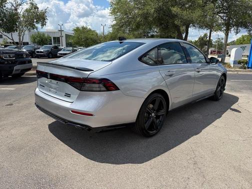 Solar Silver Metallic 2026 Honda Accord Hybrid Sport-L