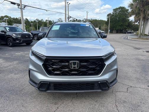 Lunar Silver Metallic 2024 Honda CR-V Hybrid Sport-L