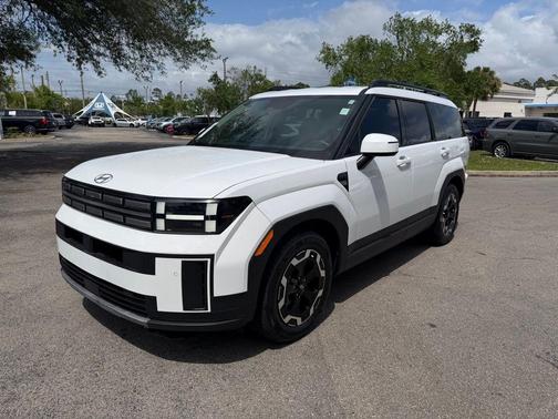 White 2024 Hyundai SANTA FE SEL