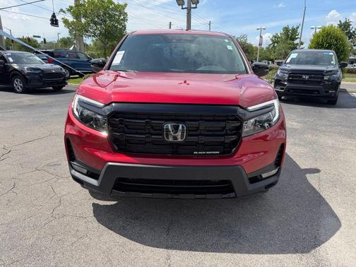 Red 2025 Honda Ridgeline Black Edition